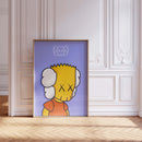 Póster Personaje Cabeza de Caricatura · Idea de Regalo · Inspirado en Estilo Pop Art · Figura de Arte Callejero · Decoración de Pared Moderna · Impresión sin Marco