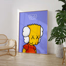 Póster Personaje Cabeza de Caricatura · Idea de Regalo · Inspirado en Estilo Pop Art · Figura de Arte Callejero · Decoración de Pared Moderna · Impresión sin Marco