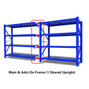 Multi-Layer Cargo Storage Shelf Warehouse Shelving Unit Heavy Duty Metal Rack-4