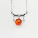 Collar Aromático de Plata Esterlina del Zodíaco - Libra Sept - Oct | Regalo de Cumpleaños Perfecto | Energía y Curación | Difunde sobre la Marcha