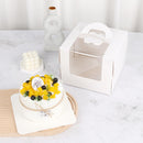 50pcs Portable Cake Boxes with Open Window for Birthday Party Cake Packaging-4