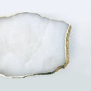 Soporte para Tartas de Ágata Blanca/Centro de Mesa/Soporte de Exhibición/Bandeja
