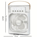 Humidificador Ventilador Portátil Pequeño Acondicionador de Aire Doméstico