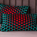 Juego de cama estereoscópico Y2K «Sueños Vibrantes» de 3 piezas: funda de edredón colorida, tamaño queen