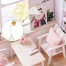 Lámpara LED en Miniatura 1:12 Para Casa de Muñecas Decorativa