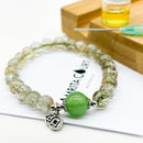Sterling Silver Crystal Aroma Bracelet - Ghost Phantom Quartz | Energy & Healing | Diffuser Jewellery | Unique Gift-4