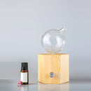 Serie Geo "Hexágono" Nebulizador | Difusor de Aroma Sin Agua | Difusión de Aceite Esencial Puro Sin Plásticos