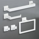 Juego de Accesorios de Baño Oro Blanco Acero Inoxidable 304