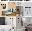 Ganchos para toallas de baño, acero inoxidable, montaje en pared