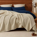 Manta 100% algodón de 6 capas | Suave y transpirable para cama o sofá