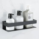 Estante esquinero de aluminio de 2/3 niveles | Organizador adhesivo para baño