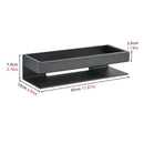 Estante esquinero de aluminio de 2/3 niveles | Organizador adhesivo para baño