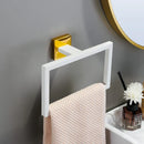 Juego de Accesorios de Baño Oro Blanco Acero Inoxidable 304