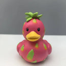 Estatua pato pitahaya rosa-verde | Decoración fantástica para hogar o jardín