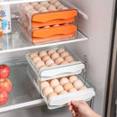 Dispensador de huevos rodante | Organizador de huevos automático para nevera