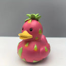 Estatua pato pitahaya rosa-verde | Decoración fantástica para hogar o jardín