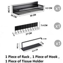 Estante Magnético para Especias de Cocina, Organizador de Metal para Nevera