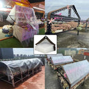 Película plástica transparente protectora para jardinería