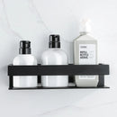 Estante esquinero de aluminio de 2/3 niveles | Organizador adhesivo para baño