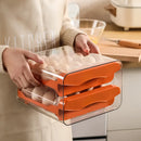 Dispensador de huevos rodante | Organizador de huevos automático para nevera