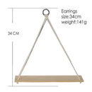 Estanterías de pared de madera estilo boho chic: decoración artesanal para sala de estar y dormitorio