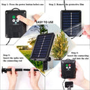Guirnalda de luces solares LED impermeables con 8 modos para jardín