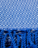 SAMOS Turkish Cotton Scarf Hammam Towel - Blue / Light Blue-4