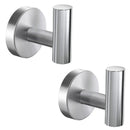 Ganchos para toallas de baño, acero inoxidable, montaje en pared