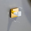 Juego de Accesorios de Baño Oro Blanco Acero Inoxidable 304