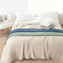 Manta 100% algodón de 6 capas | Suave y transpirable para cama o sofá