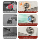 Estante metálico para baño | Organizador adhesivo sin taladro