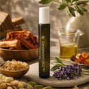 Roll-on de Aceite Esencial de Sándalo — Ritual de Enraizamiento Cálido para Calma Sensorial, Descanso y Reinicio Emocional