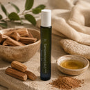 Roll-on de Aceite Esencial de Sándalo — Ritual de Enraizamiento Cálido para Calma Sensorial, Descanso y Reinicio Emocional