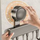 Estante metálico para baño | Organizador adhesivo sin taladro