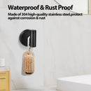 Ganchos para toallas de baño, acero inoxidable, montaje en pared