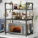 Estante para Microondas de Metal Resistente a la Oxidación – Organizador de Cocina para Encimera