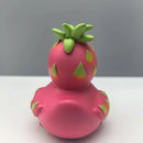 Estatua pato pitahaya rosa-verde | Decoración fantástica para hogar o jardín