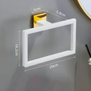 Juego de Accesorios de Baño Oro Blanco Acero Inoxidable 304