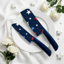 Star Printed Ceramic Kitchen Knife Set Dishwasher Safe Sharp Durable-2