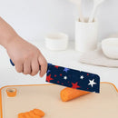 Star Printed Ceramic Kitchen Knife Set Dishwasher Safe Sharp Durable-3