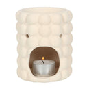 Cream Speckle Bubble Tealight Wax Warmer-1